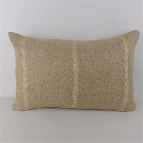 Natural Linen Stripe Cushion