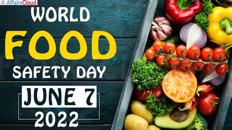 World Food Safety Day 2022 June 7