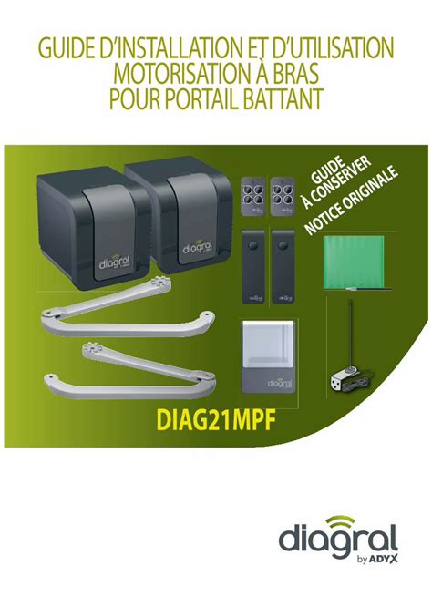 Pdf Guide Dinstallation Et D Utilisation Motorisation Diag Mpf