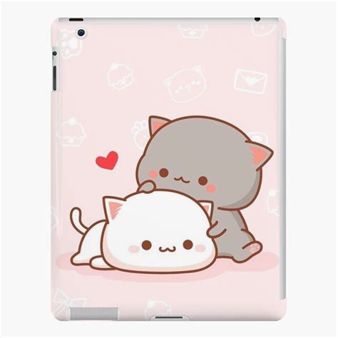 Pink Kawaii Cats IPad Case Skin For Sale By Flakey Redbubble