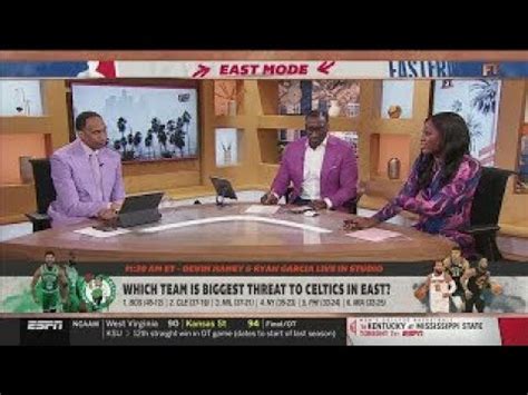 First Take Stephen A Tells Shannon That Celtics Are Biggest Threat