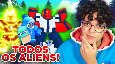 TODOS OS ALIENS DO OMNITRIX DO BENVERSE PROTECTOR NO ROBLOX YouTube