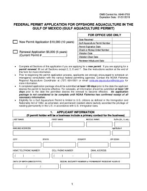 Fillable Online Sero Nmfs Noaa Federal Permit Application For Offshore