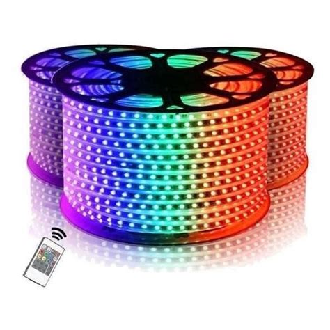 Mangueira Fita Led Rgb Metros Controlador Fonte Promo O