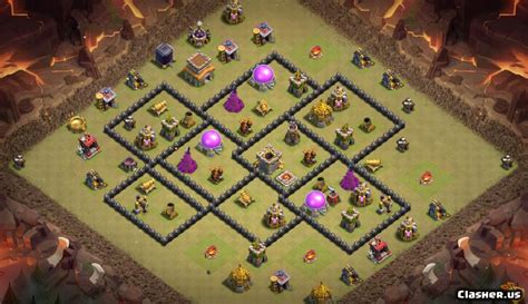 [Town Hall 8] TH8 Base Anti 3 stars - Anti Hog/Drag [With Link] [7-2019 ...