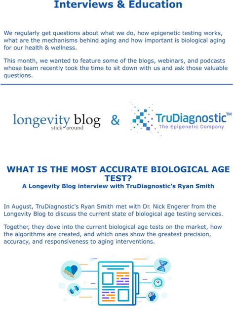 Trudiagnostic Your Questions About Longevity Answered Milled