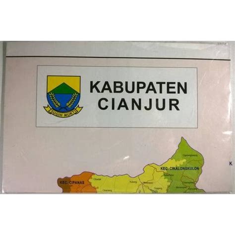 jual peta kabupaten cianjur jakarta selatan baca  tokopedia
