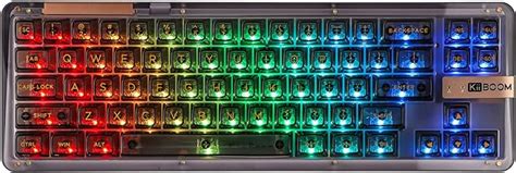 Amazon Kiiboom Phantom Hot Swappable Crystal Gasket Mounted Mechanical Keyboard Bt