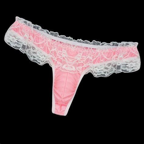 Mens Femboy Panty With Pouch Femboy Lingerie Sissy Etsy