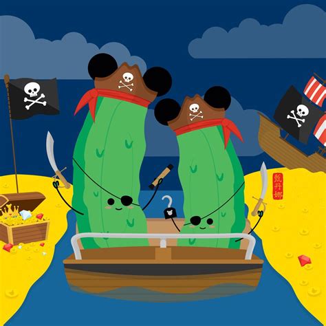 Big Pickle And Lil Pickle On Pirates Of The Caribbean Ride Inspired By