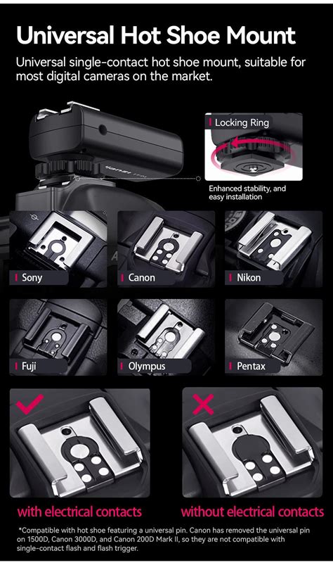 Ulanzi F Mini Camera Flash Speedlite K Gn Standard Hot Shoe Mount For Nikon Dslr Camera