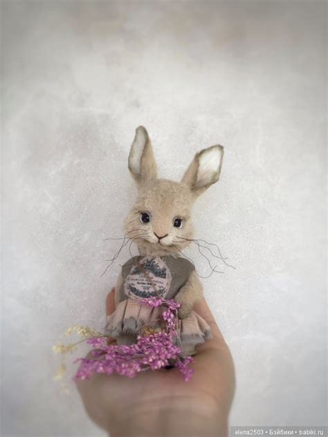 Крольчонок Эвелин / Авторские игрушки / Шопик - продать купить куклу ...