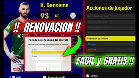 Como Renovar Jugadores En Efootball Facil Y Gratis Youtube