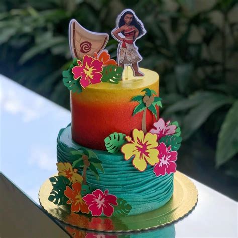 15 Beautiful Moana Birthday Cake Ideas This Is A Must For The Party