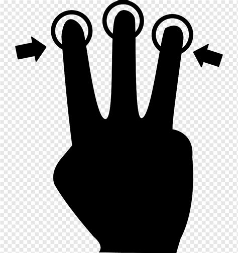 Thumb Computer Icons Finger Hand Hand Hand Silhouette Digit Png