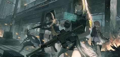 Wallpaper Id 107850 Anime Girls Frontline Gun Girls With Guns