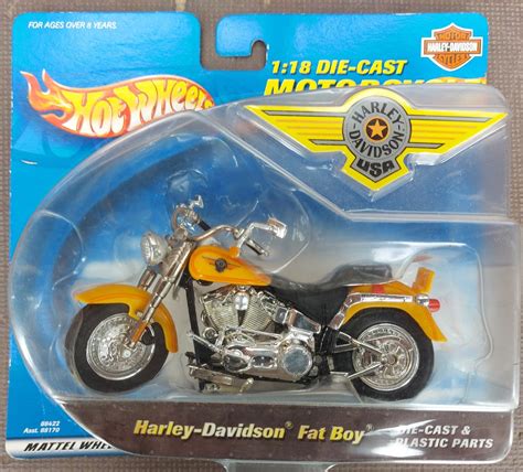 Hot Wheels Motorcycle Harley Davidson Fat Boy Aukro