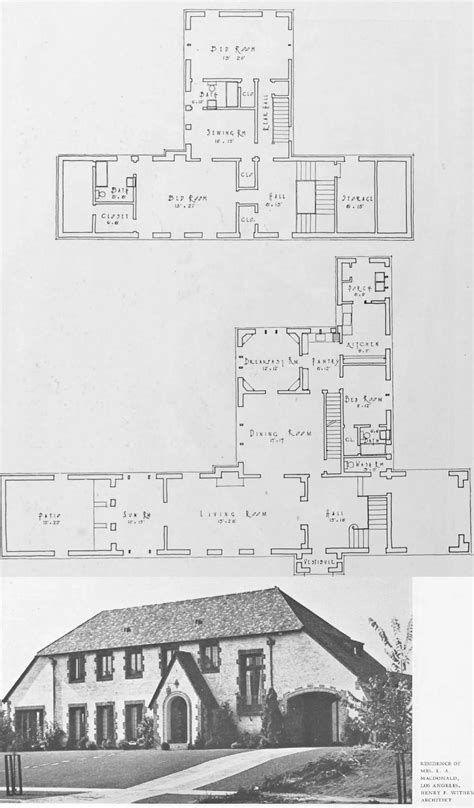 121 S Rossmore Ave, Los Angeles CA. Henry F. Withey, architect c.1923