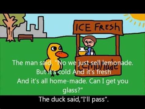 Duck Walked Up to the Lemonade Stand Lyrics - Mercedes-has-Ayers