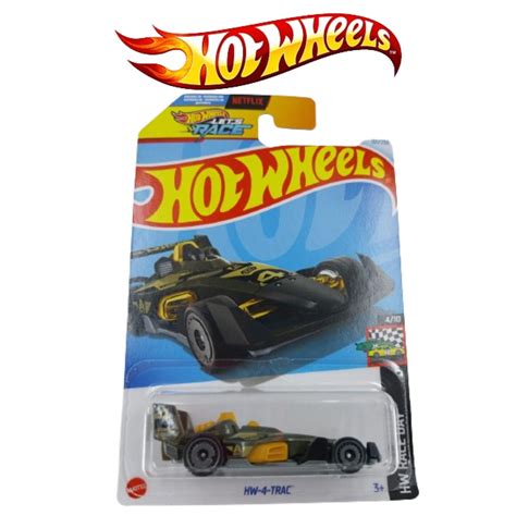 Jual Hot Wheels Lets Race HW Trac Hijau Army Race Day Shopee Indonesia