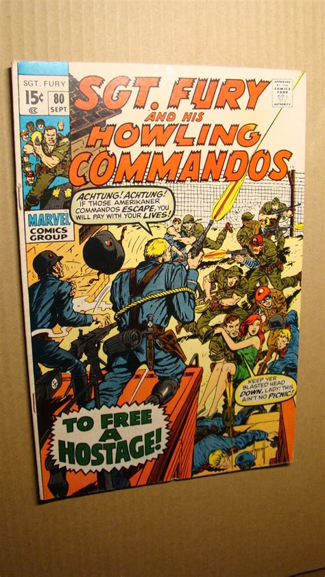 Sgt Fury Nice Copy Free Hostage Marvel Bronze Age War Comic