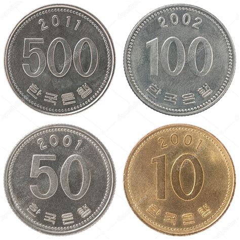 Set Coin Korean Won Stock Photo By ©andreylobachev 101227638