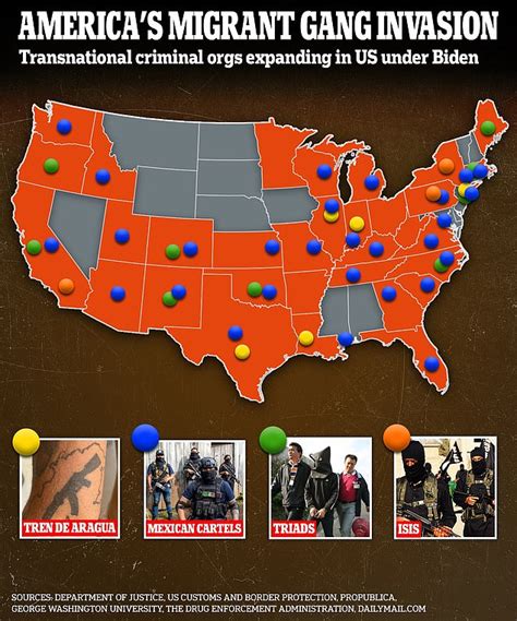 America S Migrant Gang Invasion MAPPED ISIS In LA Venezuelan Sex Traffickers In Texas And