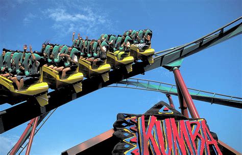 Kumba Roller Coaster at Busch Gardens in Tampa Photograph by Carl ...