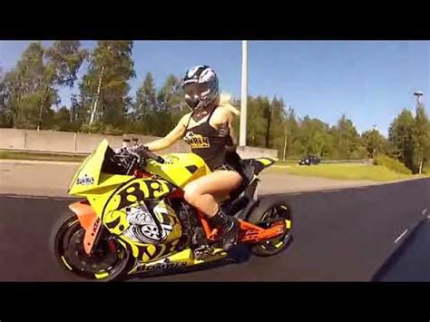 Nude Biker Girls Hottest Biker Girls On Super Bike Crazy Moments Riding SuperBikes Compilation
