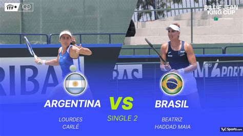 Billie Jean King Cup Brasil Vs Argentina Beatriz Haddad Maia Vs