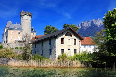 Duingt Castle Lake Annecy France Jigsaw Puzzle In Castles Puzzles On