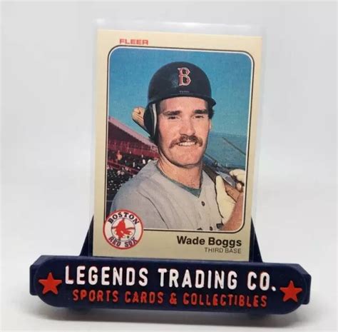 1983 FLEER 179 Wade Boggs Recrue Red Sox Hall Of Famer EUR 0 92