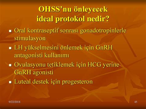 OVARİAN HİPERSTİMULASYON SENDROMU OHSS ppt indir