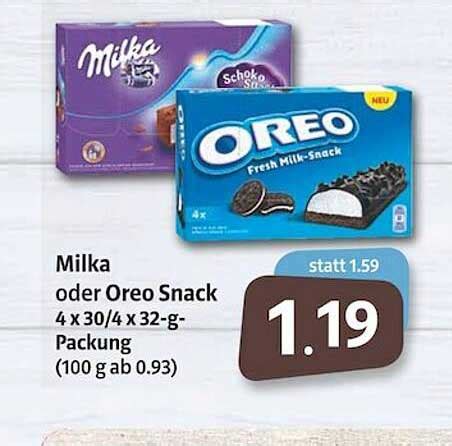 Milka Oder Oreo Snack Angebot Bei Markant