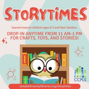 Campbell County Public Library System Storytimes Timbrook