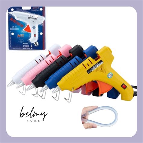 20W Mini Glue Gun Hot Melt Gun Pre Heating Glue Stick 7 190mm Or 200mm Or 300mm Shopee Philippines