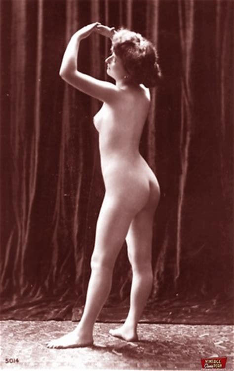Very Horny Vintage Naked French Postcards In The Twentie XXX Dessert