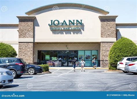 View Of Joann Fabrics And Crafts Building And Entrance Editorial Photo
