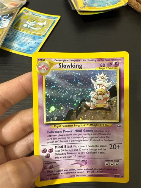 Slowking 14 111 Holo Rare Neo Genesis Pokemon Hobbies Toys