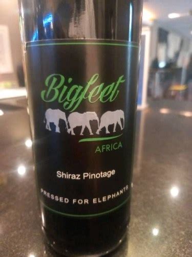 Meerendal Wine Estate Bigfeet Shiraz Pinotage Pressed By Elephants