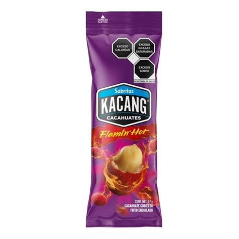Kacang Flamin Hot Cacahuètes enrobées import Mexique