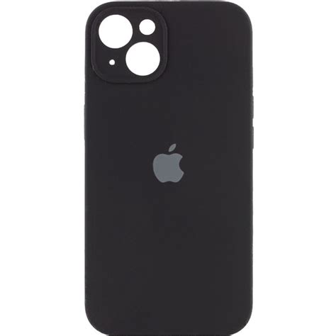 Чехол на Apple iPhone 14 / для айфон 14 силикон АА Черный / Black ...