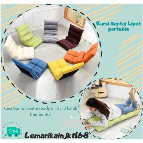 Jual New Shenar Sofa Bed Kursi Lipat Kursi Lesehan Bantal Santai Kursi