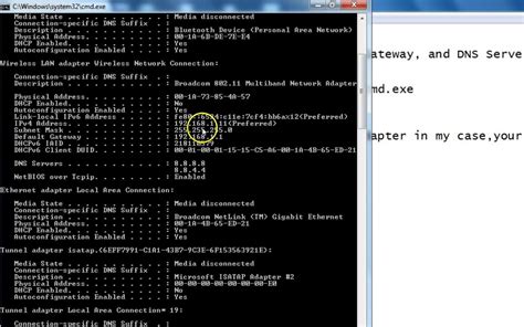 How To Find Your Ip Address Subnet Mask Default Gateway And Dns