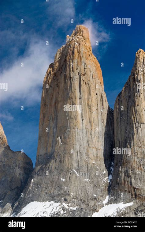 The Granite Spires Of Torres Del Paine Torres Del Paine National Park