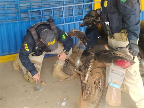 Motocicletas apreendidas na BR 135 Polícia Rodoviária Federal