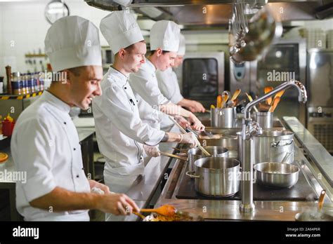 cook cooks   restaurant stock photo alamy