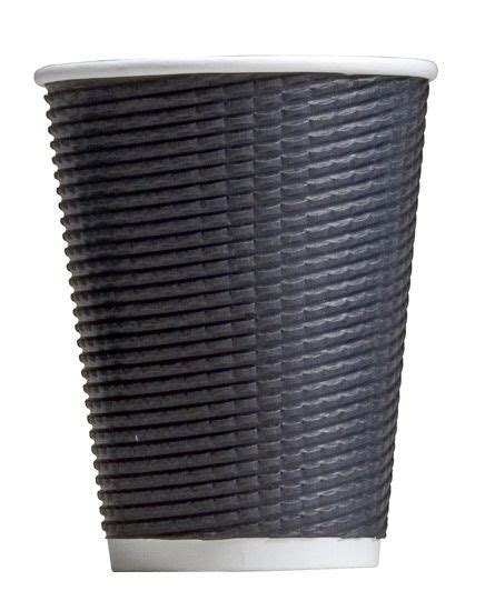 TAILORED Paper Hot Cup Oz Charcoal X Commercial Cleaning Hygiene Consumables