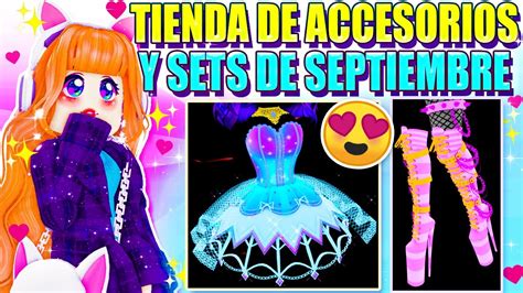 🎀 Nueva Pagina Oficial De Royale High 💖 Todos Los Sets De La Tienda De Septiembre 👑 Roblox Youtube