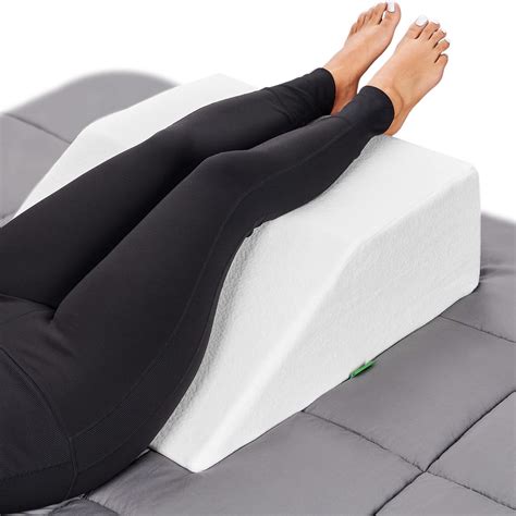 Cushy Form Leg Elevation Pillow 8 Inch Wedge Pillows For